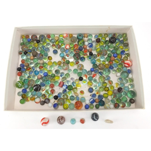 797 - Victorian and later glass marbles