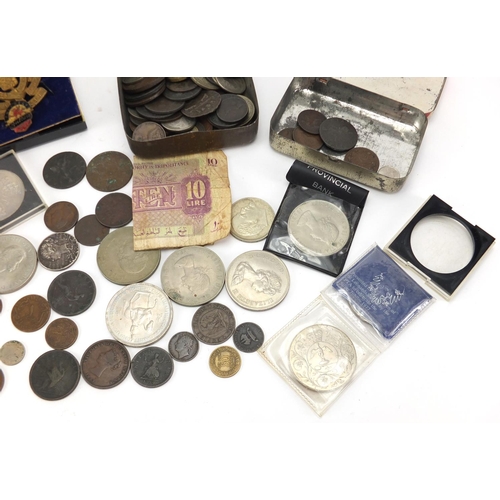 641 - World coins and commemorative crowns