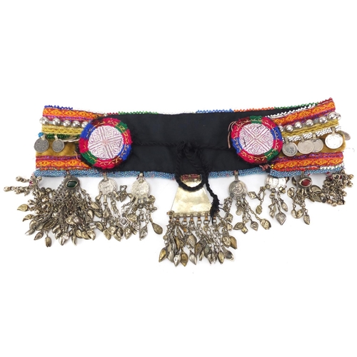 447 - Middle Eastern belly dancers belt, 90cm in length