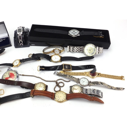 333 - Ladies and gentleman's wristwatches including Sekonda, Rotary and Timex