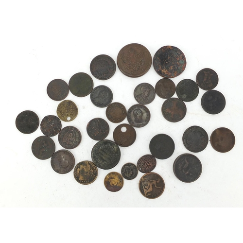 634 - Antique World coins and tokens