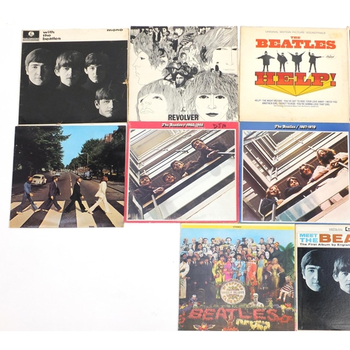 210 - The Beatles Vinyl LP's including Revolver and Rubber Soul