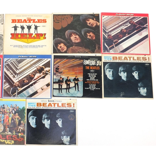 210 - The Beatles Vinyl LP's including Revolver and Rubber Soul