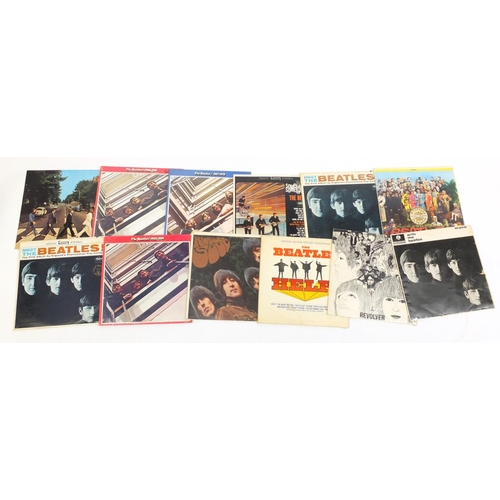 210 - The Beatles Vinyl LP's including Revolver and Rubber Soul