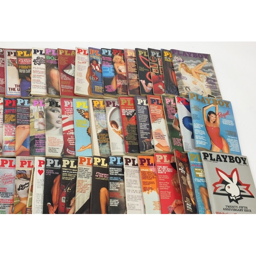 726A - Collection of mostly 1970's Playboy magazines