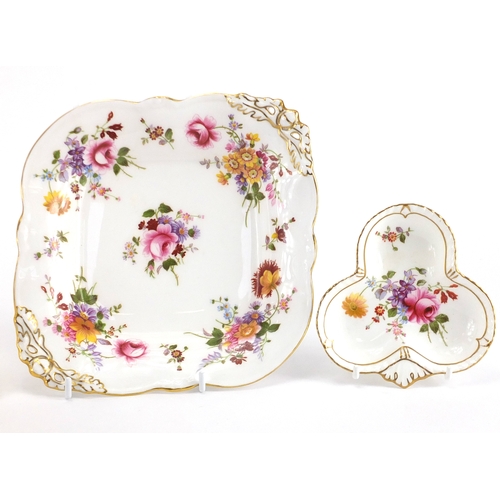 760 - Royal Crown Derby 'Derby Poses' patterned dishes, the largest 22cm in length