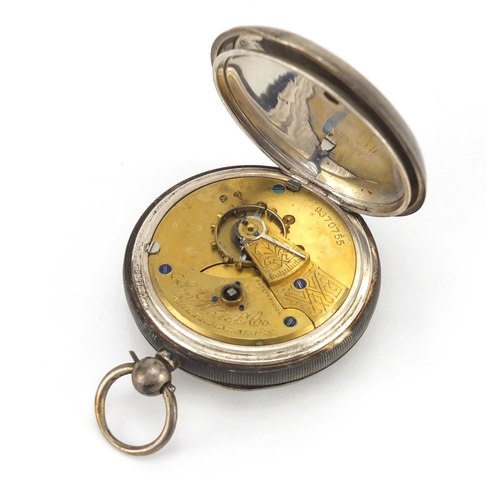 300 - Two gentleman's silver open face pocket watches, with subsidiary dials, Waltham Mass and H. Samuel, ... 