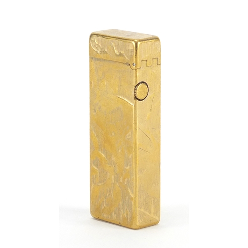 429 - Gold plated Dunhill pocket lighter