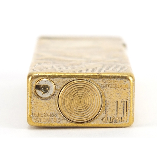 429 - Gold plated Dunhill pocket lighter