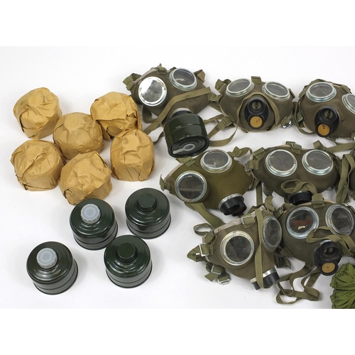 922 - Group of Soviet Cold War gas masks