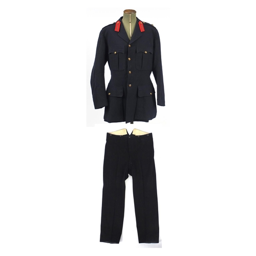 923 - British Military interest Lieutenant colonel jacket and trousers