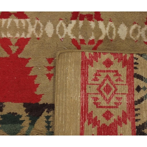 2006 - Rectangular Navajo design rug, 265cm x 108cm