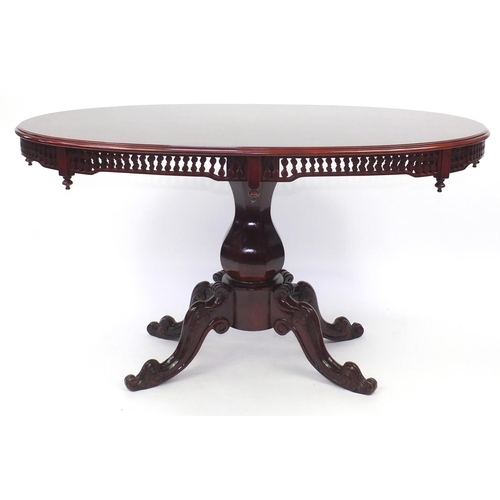 56 - Italian Sorrento design dining table, 78cm H x 140cm W x 88cm D