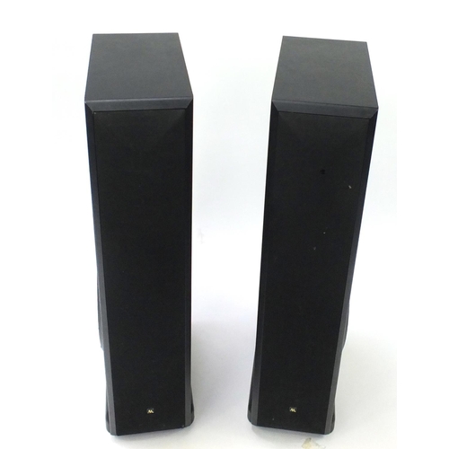 2041 - Pair of acoustic research floor standing speakers, model AR3, 112cm high