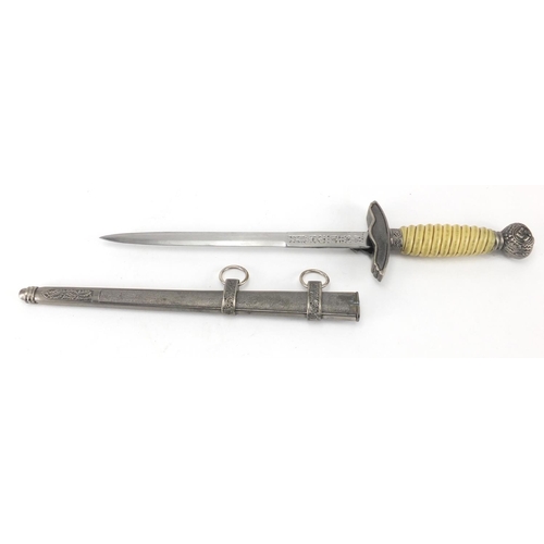 901 - German Military interest style dagger, with scabbard