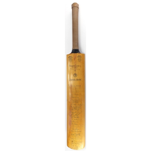 161 - Gray-Nicolls autographed cricket bat, signed by Kent, Yorkshire and England