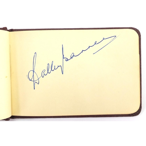 155 - 1950's cricket autograph album containing team autographs including Australian touring team 1956, So... 