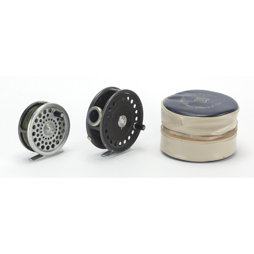 91 - Two Hardy Bro's fly fishing reels, The St George NK2 3¾