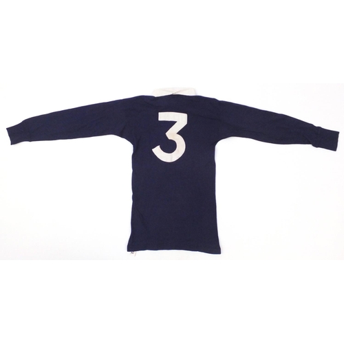 154 - Sammy Cox's  Scotland football Jersey, from the 1952-53 season, Previously sold at Christies, lot 37... 