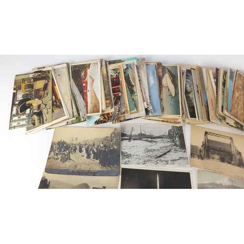 192 - Predominantly Oriental postcards, some hand painted and photographic including Chinese farmer and Ka... 
