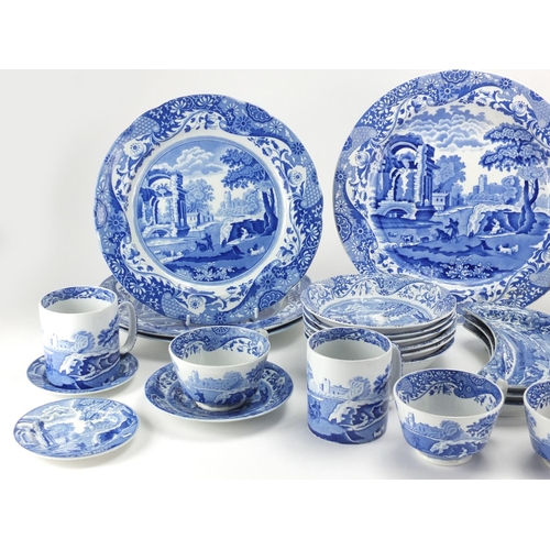 2319 - Spode Italian pattern dinner and teaware, some Copeland including plates and bowls, the largest 30cm... 