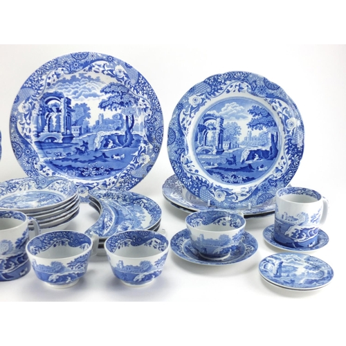 2319 - Spode Italian pattern dinner and teaware, some Copeland including plates and bowls, the largest 30cm... 