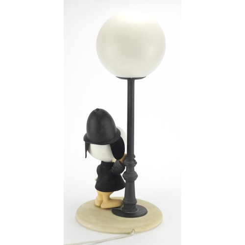 2300 - Retro Snoopy the Policeman desk lamp, 51.5cm high