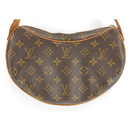 2107 - Louis Vuitton Monogram Croissant MM shoulder bag, 26cm wide