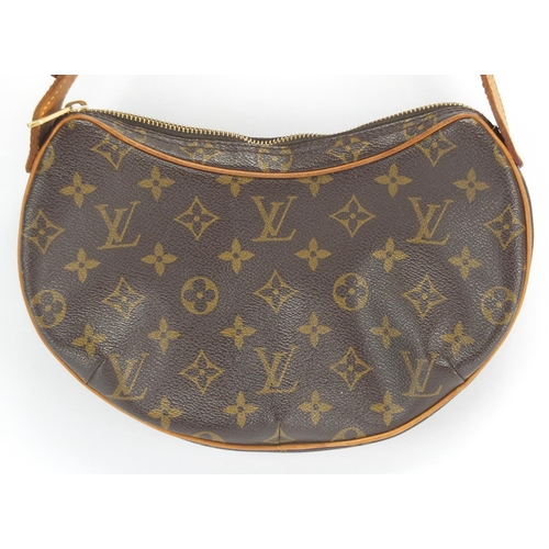 2107 - Louis Vuitton Monogram Croissant MM shoulder bag, 26cm wide