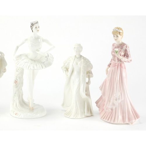 2469 - Six collectable Compton & Woodhouse colour sample figurines, the largest 24.5cm high