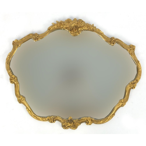 48 - Ornate gilt framed mirror, 67cm x 54cm