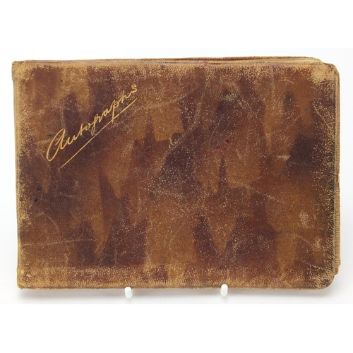 162 - Predominantly 1930's autograph's arranged in an album including Arsenal Football Club, West Indies T... 