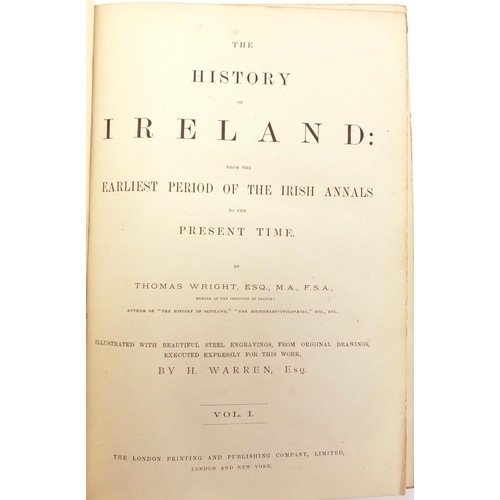 173 - The History of Ireland From The Earliest Period of The Irish Animals To The Present Time by Thos Wri... 