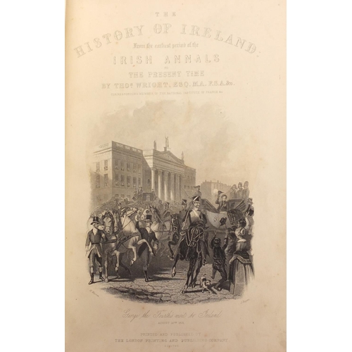 173 - The History of Ireland From The Earliest Period of The Irish Animals To The Present Time by Thos Wri... 