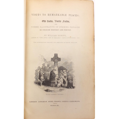 176 - Three 19th century hardback books comprising Discoveries in the Ruins of Nineveh and Babylon with pu... 