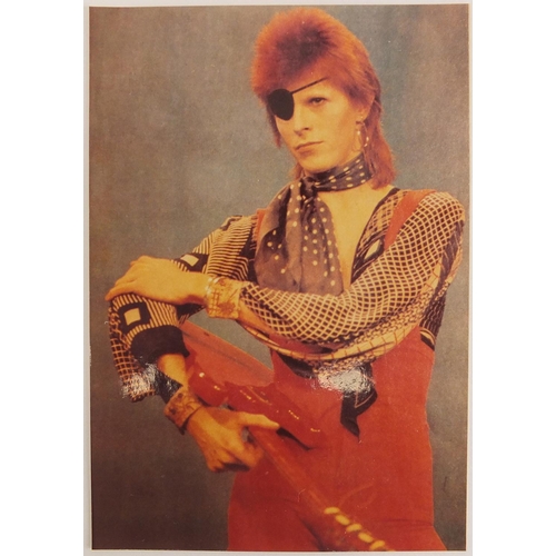 185 - Original David Bowie photographs in colour, probably 1980's, arranged in an album