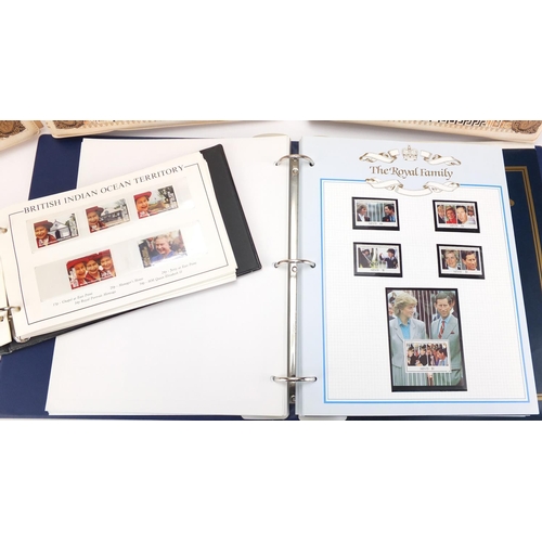 2530 - British commemorative stamps, mostly mint including The Royal Wedding and The Royal Family, arranged... 