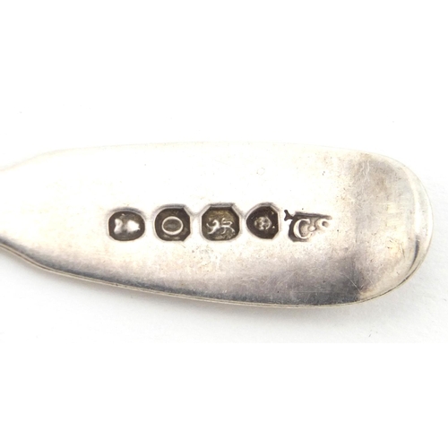 2550 - Georgian and later silver spoons, various hallmarks, approximate weight 145.0g