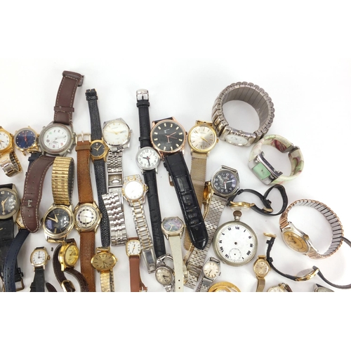 2809 - Ladies and gentleman's wristwatches including Kered, Eterna-Matic, Smiths Empire and Cyma