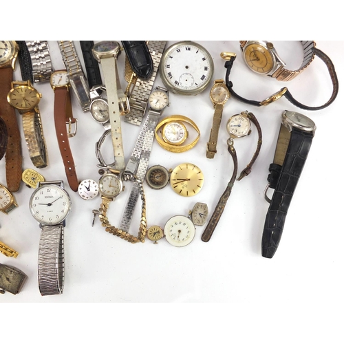 2809 - Ladies and gentleman's wristwatches including Kered, Eterna-Matic, Smiths Empire and Cyma