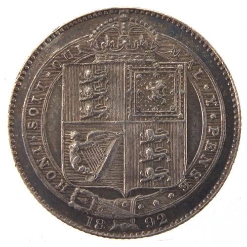 228 - Queen Victoria 1892 shilling