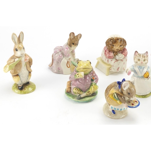 2404 - Twelve Royal Albert and Beswick Beatrix Potter figures including Tabitha Twitchit, Mrs Tiggy-Winkle ... 