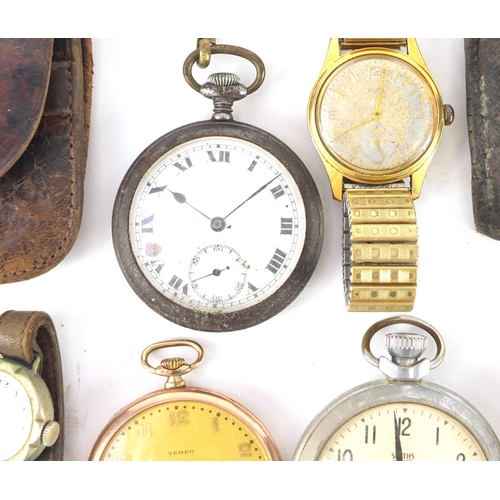 2814 - Wristwatches and pocket watches including Smiths Empire, Casio, Avia, Waltham and Seiko and a ladies... 