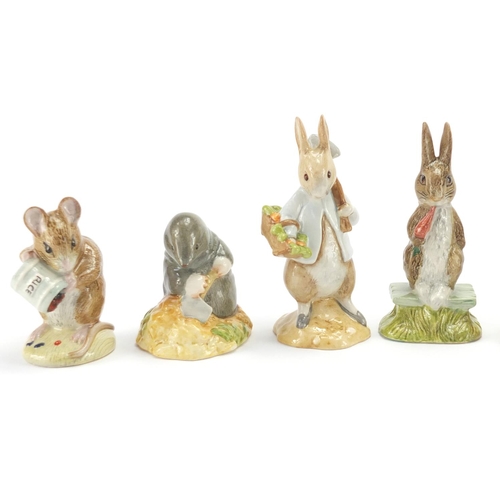 2398 - Seven Royal Albert and one Beswick Beatrix Potter figures, Peter and the Red Pocket Handkerchief, Be... 