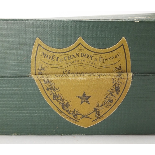 2180 - Bottle of Dom Pérignon housed in a sealed box, MM 250-001 (undated)