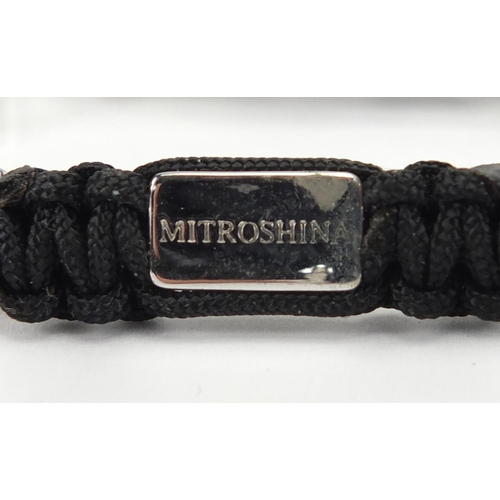 2813 - Collection of Mitroshina bracelets, with silver charms