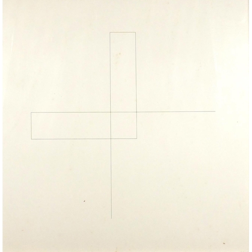 1365 - Norman Dilworth - Untitled, abstract composition, pencil signed screen print, limited edition 45/100... 