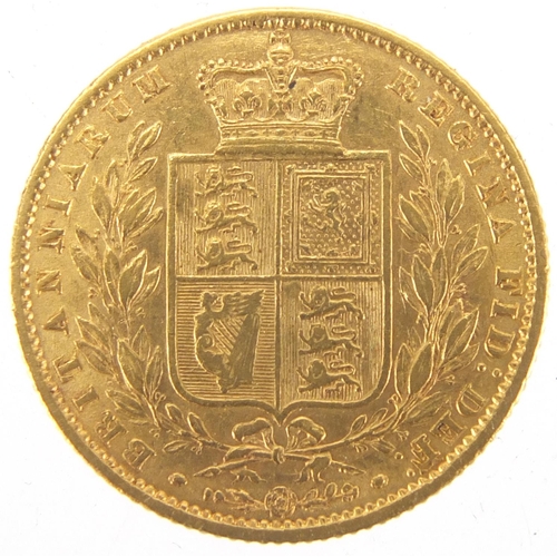 206 - Victoria Young Head 1859 Ansell gold sovereign
