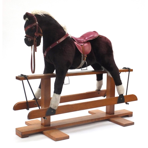 2062 - Large Pegasus rocking horse, 115cm high x 136cm in length