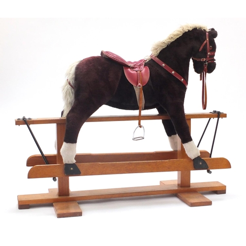 2062 - Large Pegasus rocking horse, 115cm high x 136cm in length